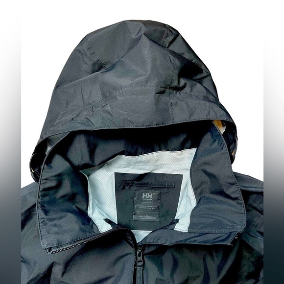 Helly Hansen Black Windbreaker Rain  Jacket - Picture 2 of 6